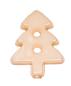 Preview: Kids button as a Christmas tree in cream 17 mm 0,67 inch